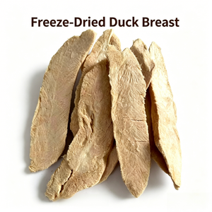 Wholesale Freeze Dried Duck Breast Slices 100% Natural Pure Duck Meat No Additive High Protein Cat Snacks Pet Snacks Dog Treats