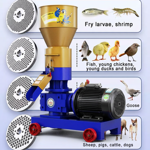 JINGLAI Pig Cattle Chicken Poultry Livestock Feed Pellet Making Machine 200kg/h
