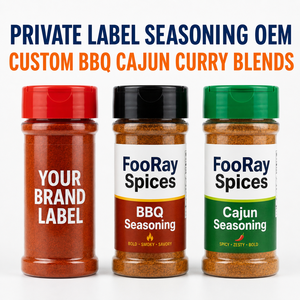 Private Label Seasoning Powder OEM ODM Custom Spice Blend BBQ Cajun Curry Chicken Seasoning