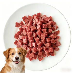 OEM Wholesale Bulk Natural Grain Free High Protein Healthy Beef Cubes Cat Snacks