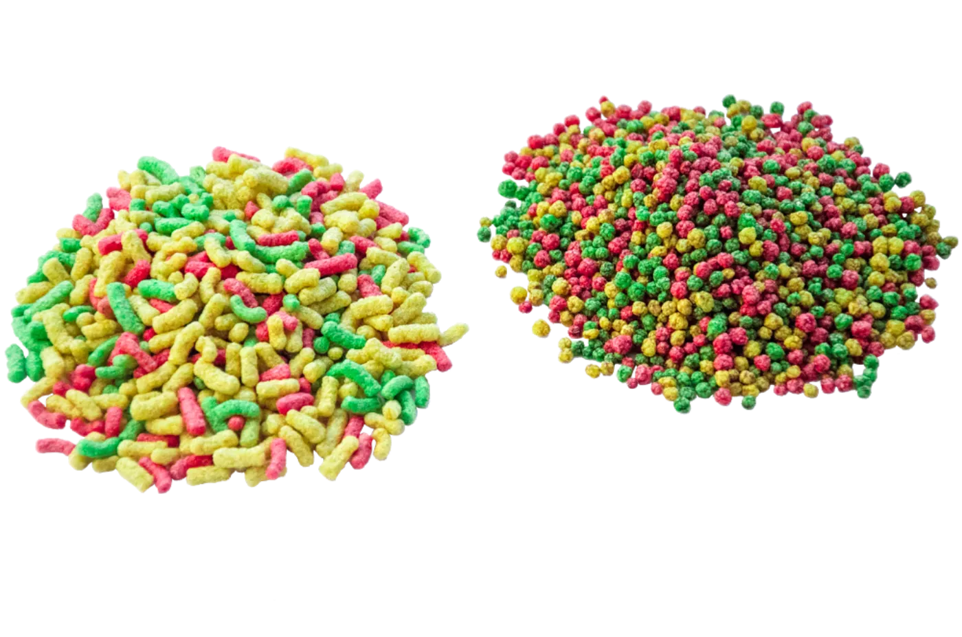 Floating pond fish food sticks